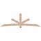 Ekena Millwork Alberta Smooth Timber Gable Bracket, Douglas Fir, 108"W x 36"H x 3 1/2"D x 5 1/2"F, 8/12 Pitch GBW108X36X0406ALB00SDF - alternate 1